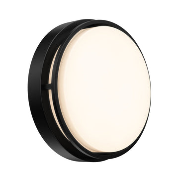 20W LED Flush Mount Ceiling Light – Black, Dimmable