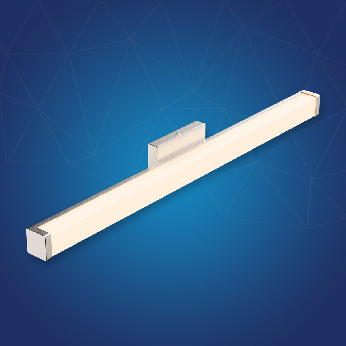 Modern LED Vanity Bathroom Wall Light – Brushed Nickel