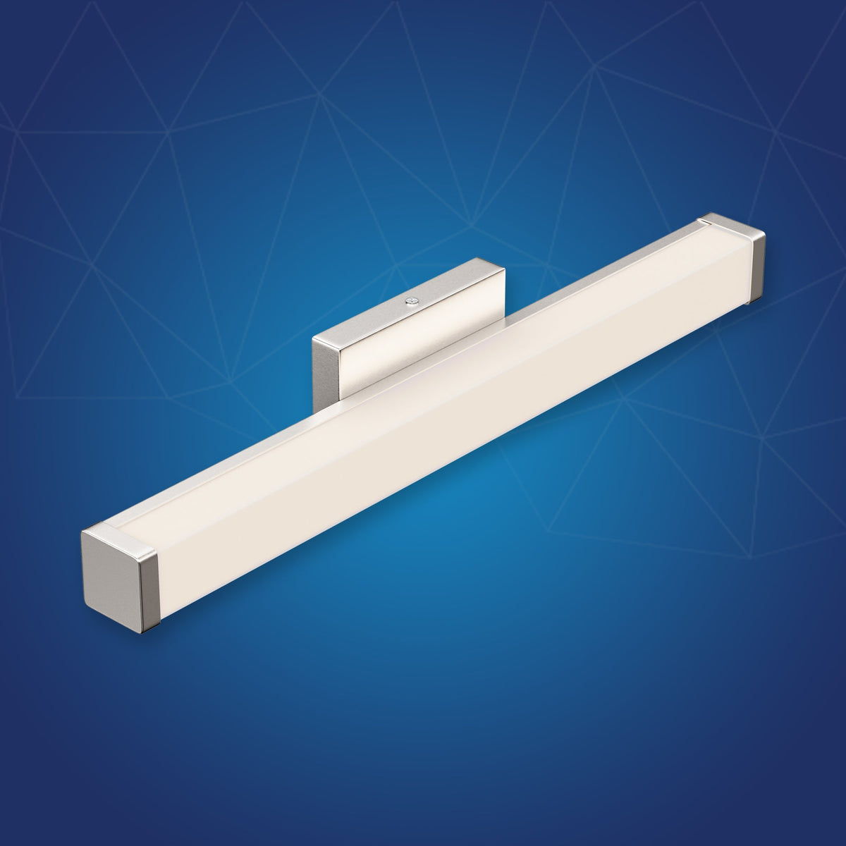 Modern LED Vanity Bathroom Wall Light – Brushed Nickel