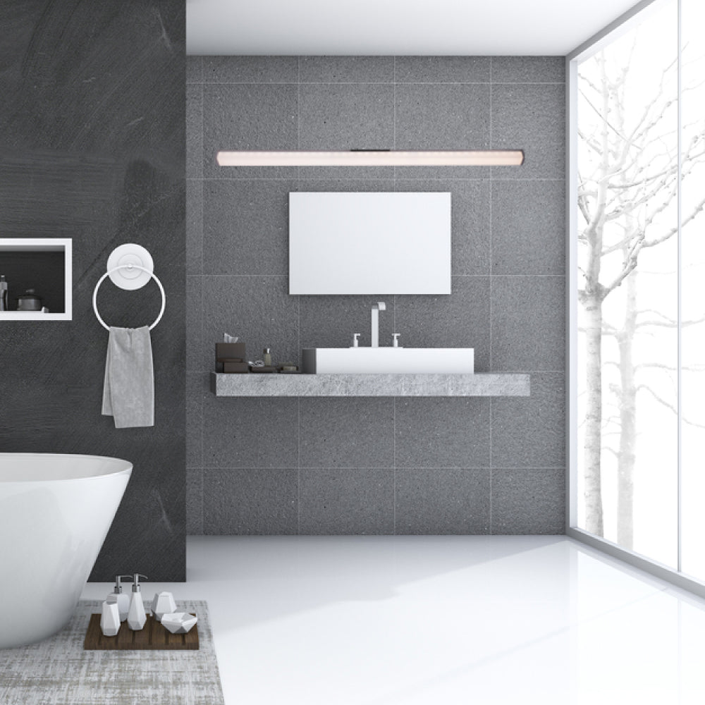 Modern LED Vanity Bathroom Wall Light – Brushed Nickel
