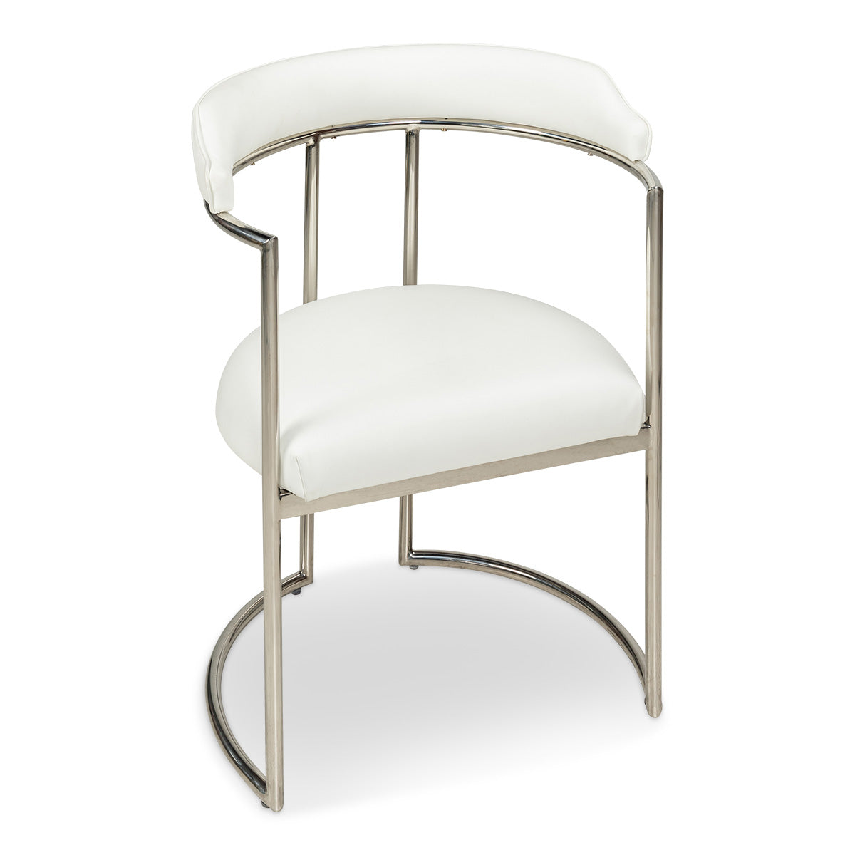 Acapulco 2 Dining Chair in White Leather