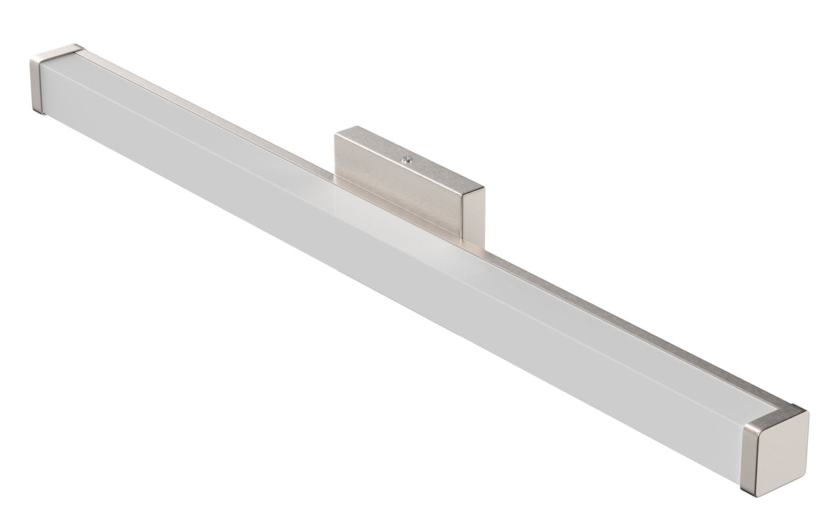 Modern LED Vanity Bathroom Wall Light – Brushed Nickel
