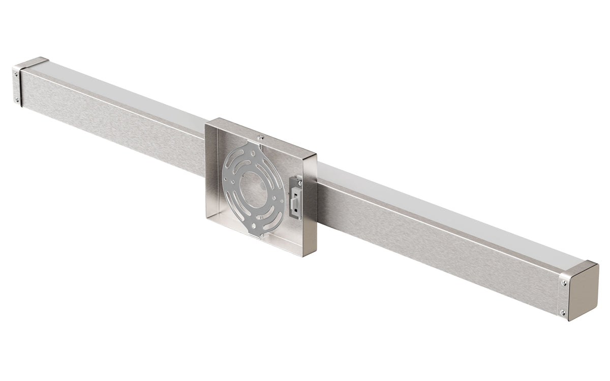 Modern LED Vanity Bathroom Wall Light – Brushed Nickel