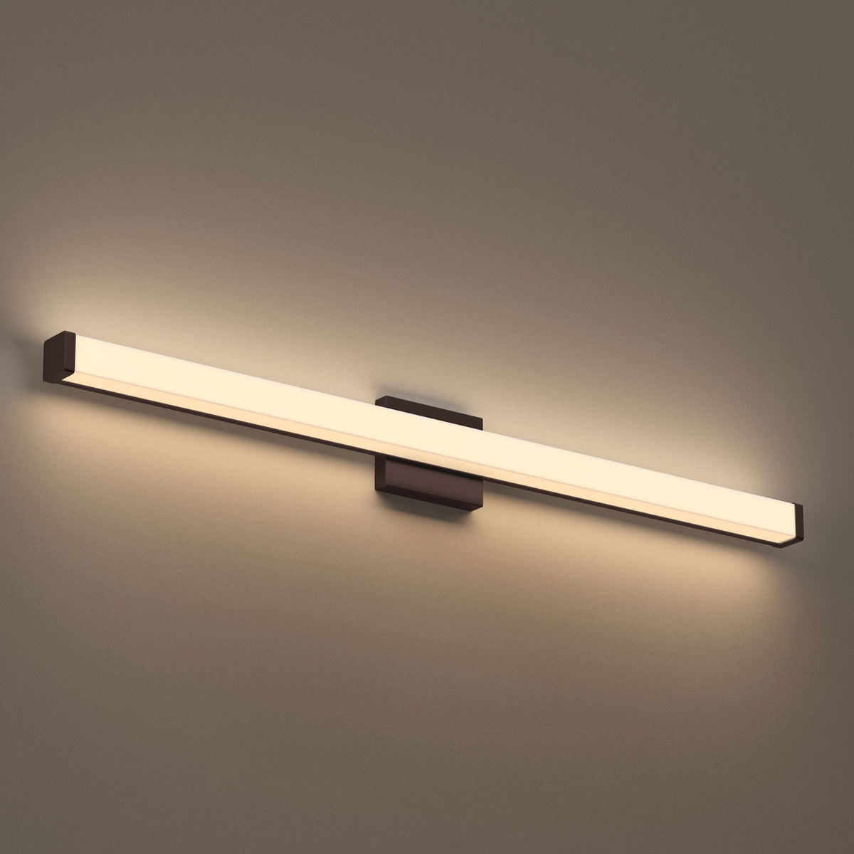 Modern LED Vanity Bathroom Wall Light – Brushed Nickel