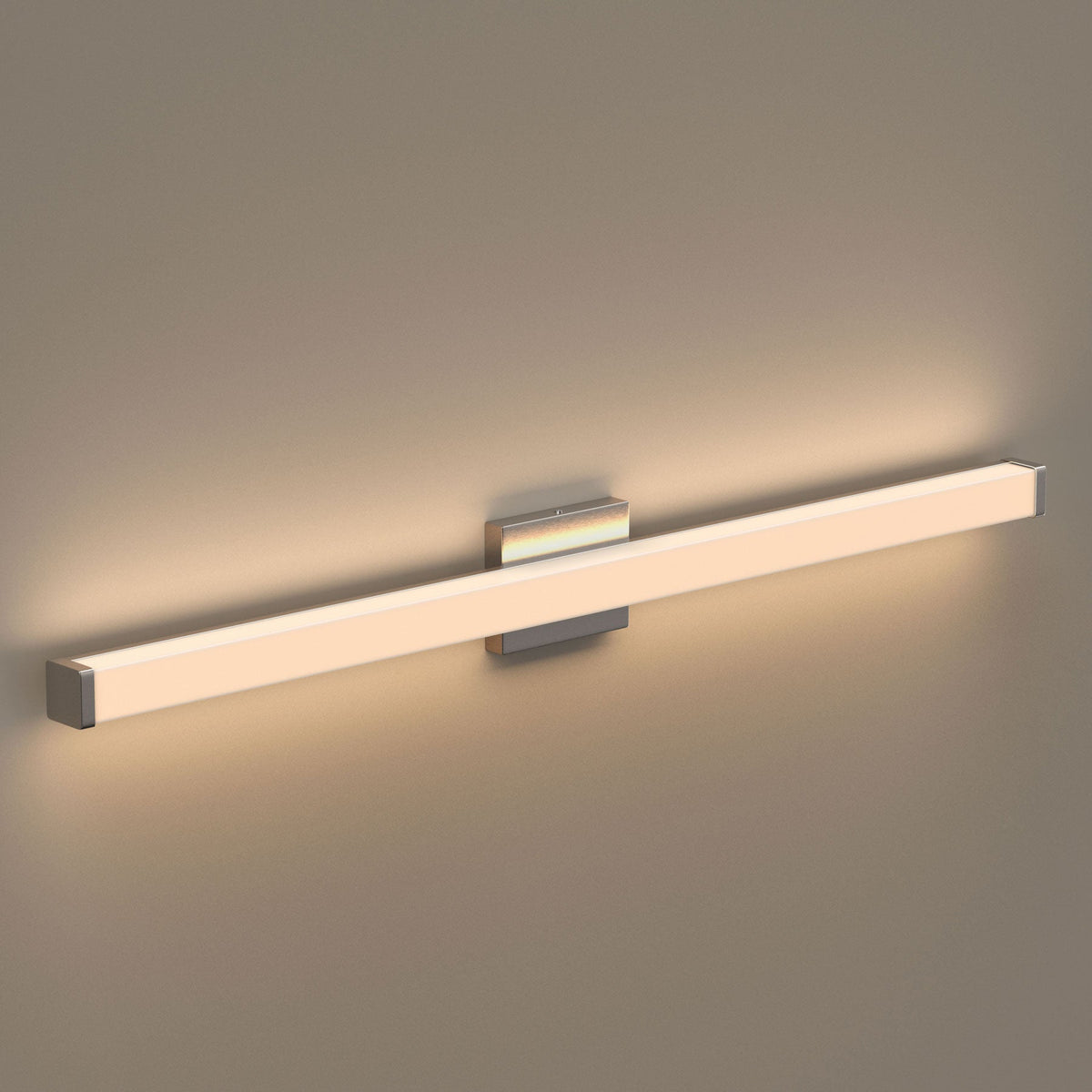 Modern LED Vanity Bathroom Wall Light – Brushed Nickel