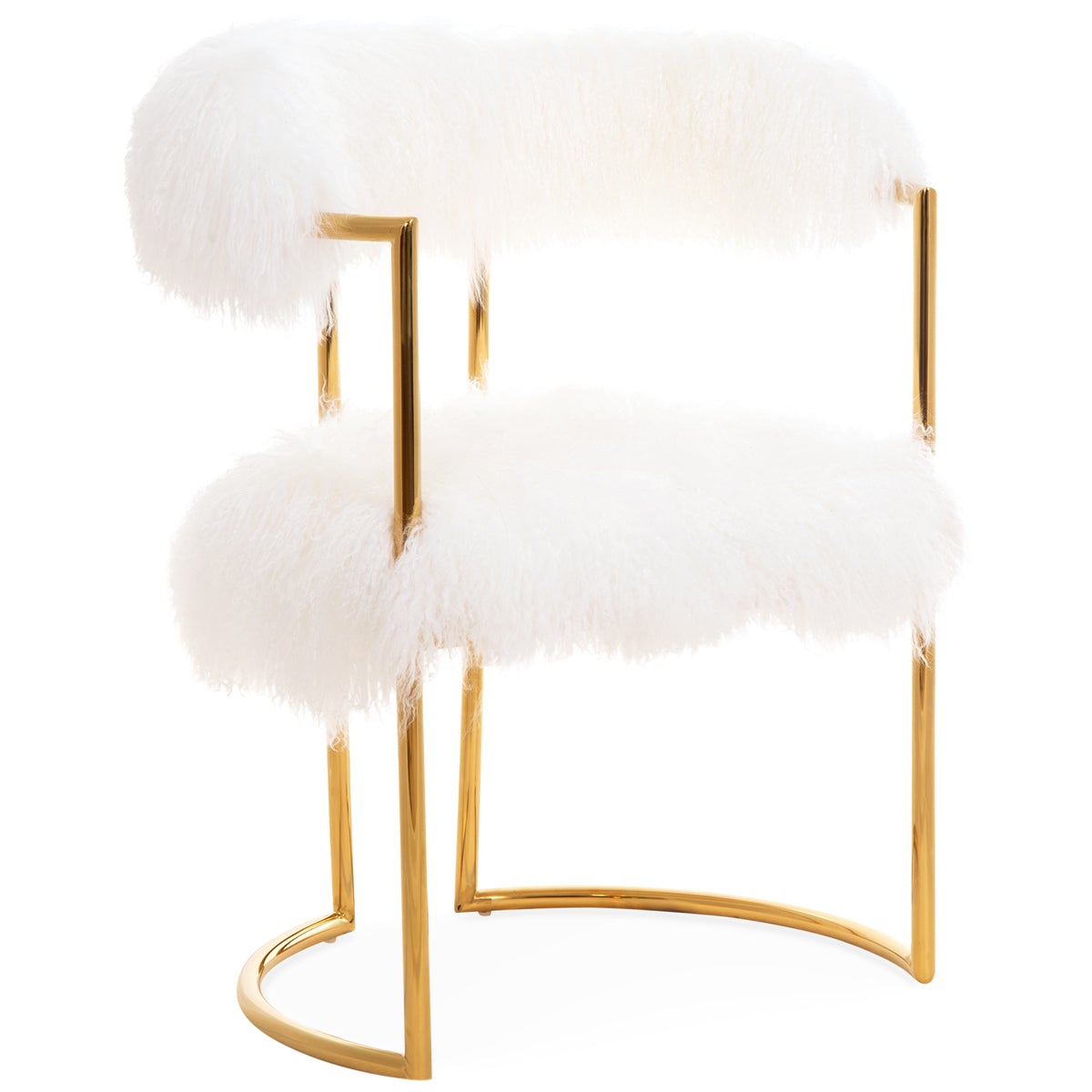Acapulco 2 Dining Chair in Mongolian Fur