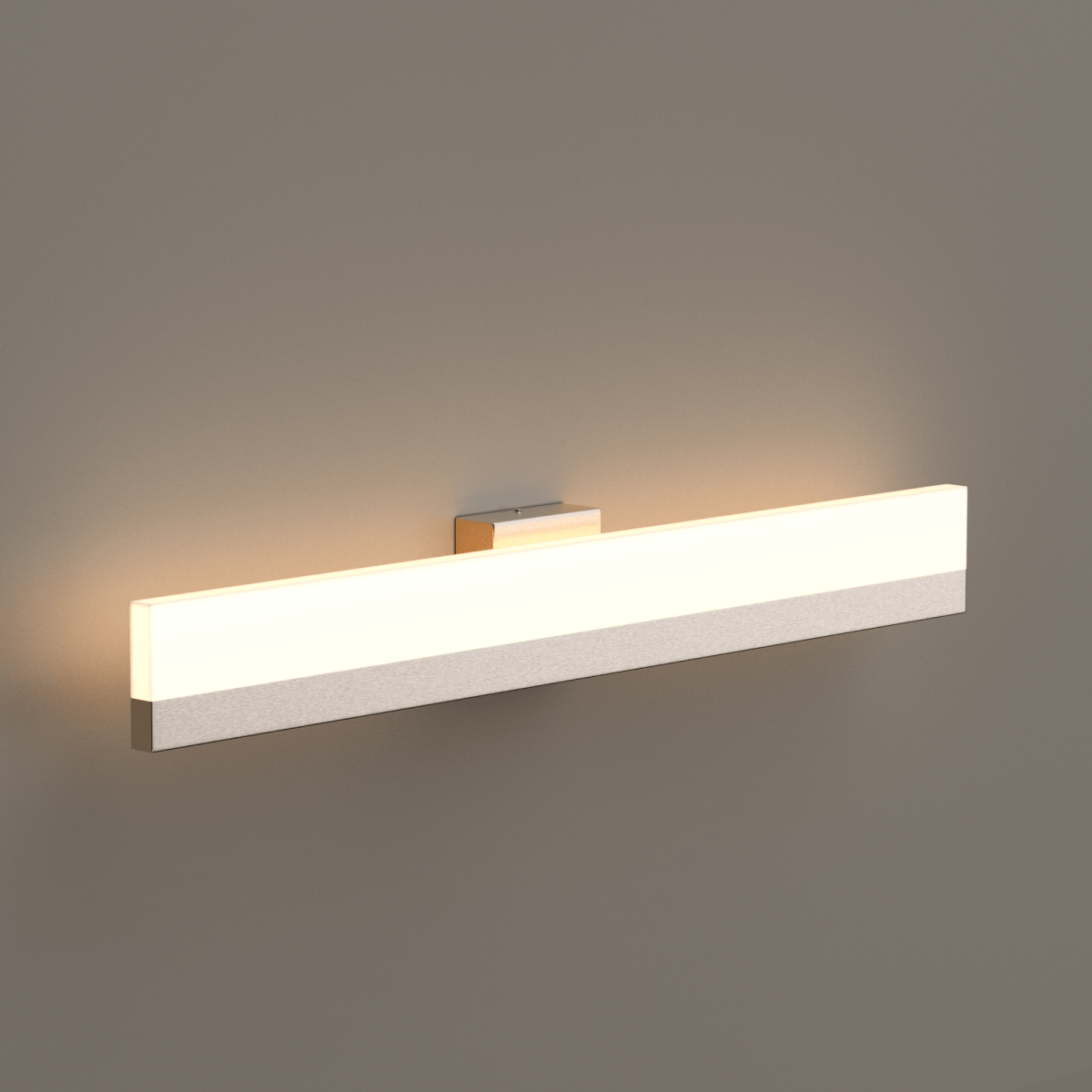 Modern LED Vanity Light – Brushed Nickel, 4000K Cool White