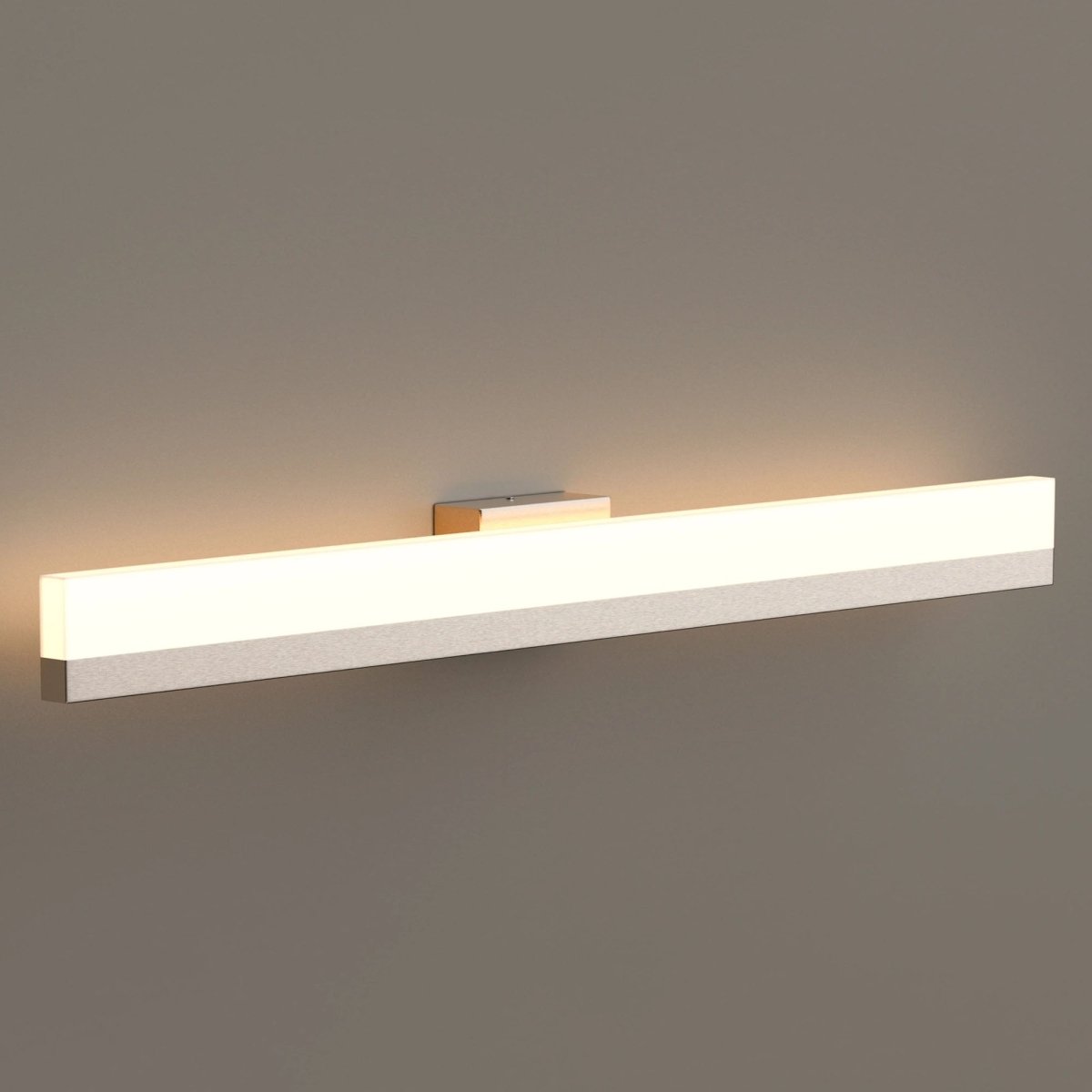 Modern LED Vanity Light – Brushed Nickel, 4000K Cool White