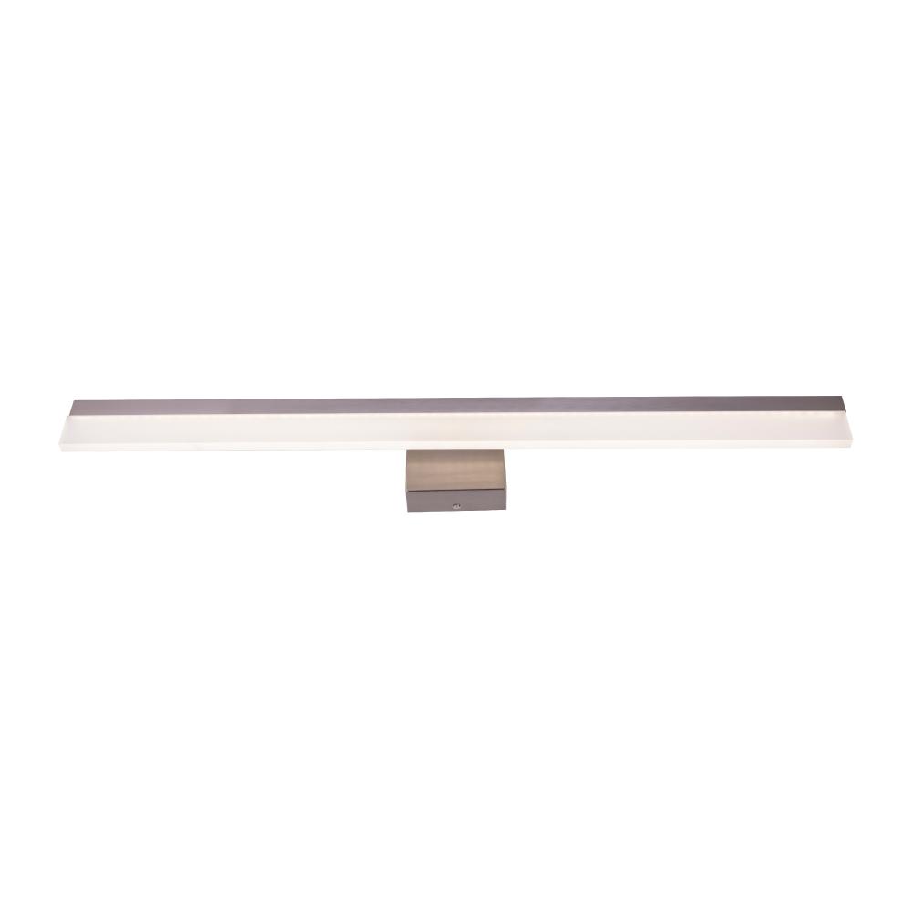 Modern LED Vanity Light – Brushed Nickel, 4000K Cool White