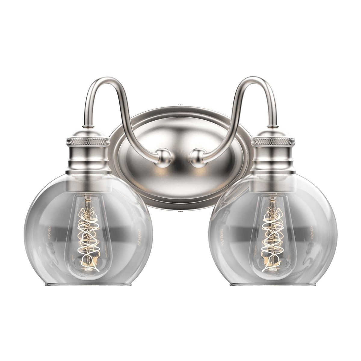 Modern Brushed Nickel Wall Sconce Light