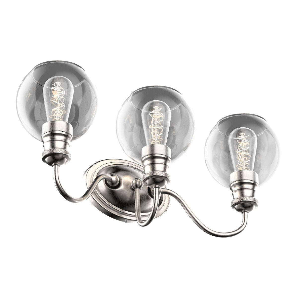 Modern Brushed Nickel Wall Sconce Light