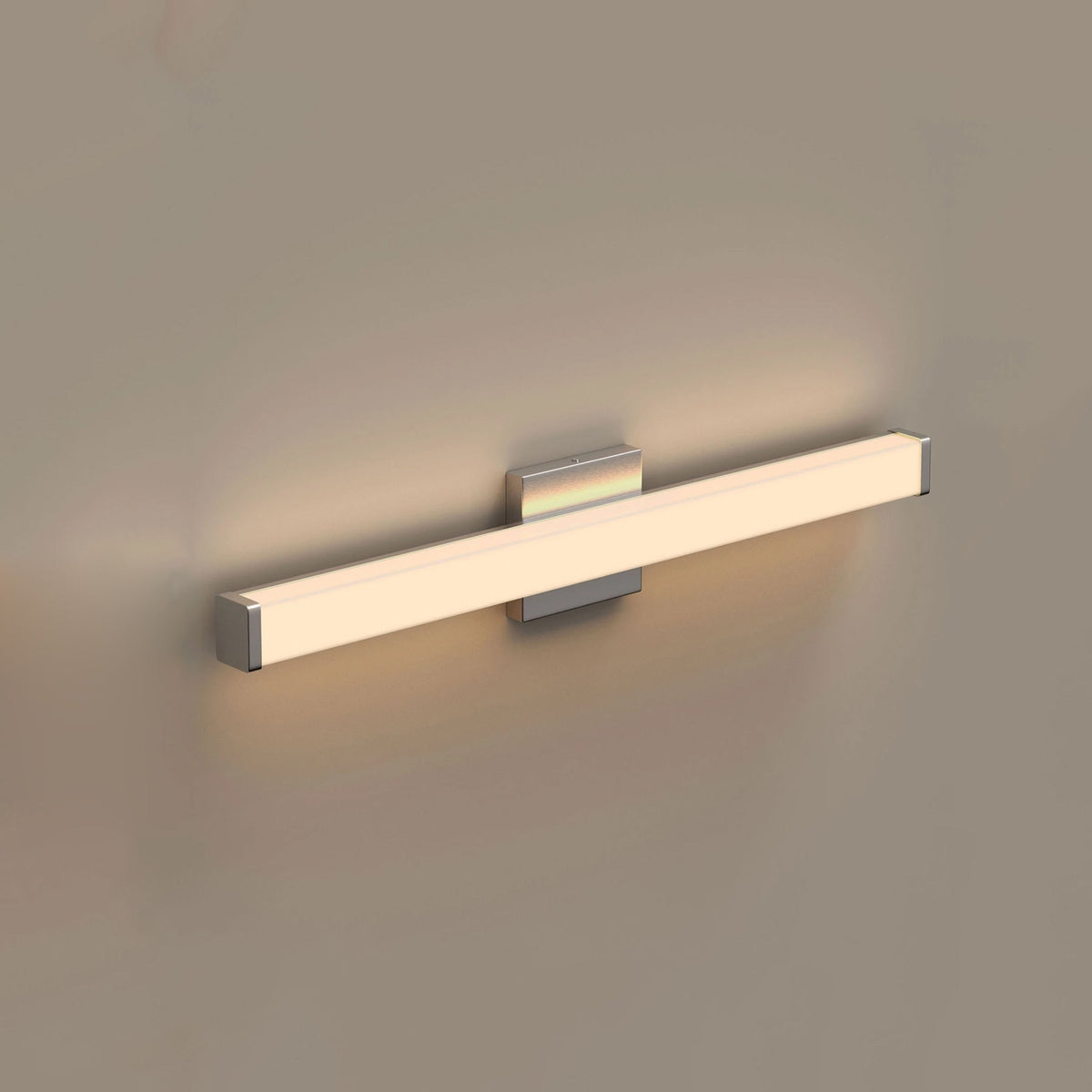 Modern LED Vanity Bathroom Wall Light – Brushed Nickel