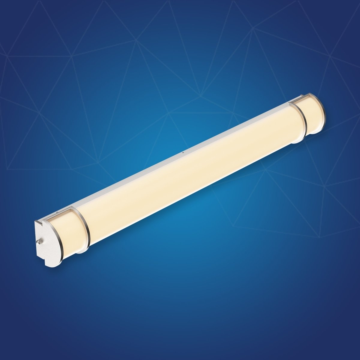 3-Color LED Bathroom Vanity Light – Dimmable Brushed Nickel Wall Sconce